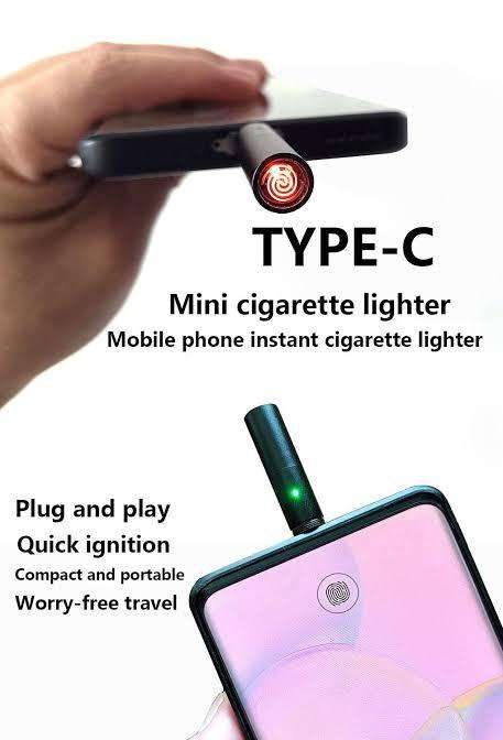Usb C-Type Cigarette Lighter Igniter