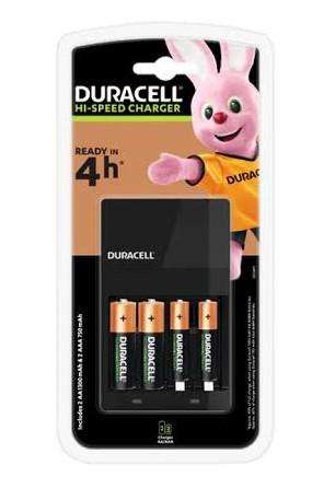 Duracell High Speed Charger with Rechargeable Batteries