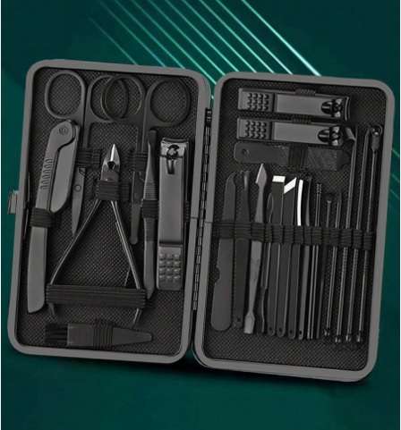 24 pcs Manicure Nail Cutting Set Kit