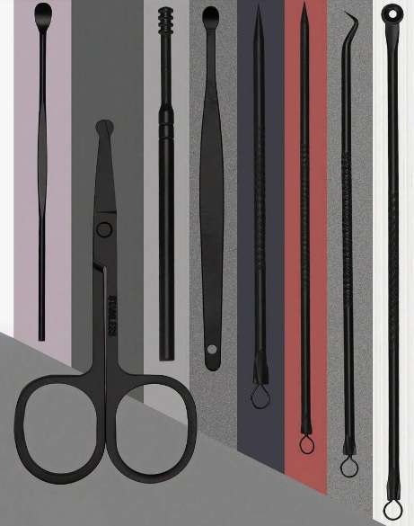 24 pcs Manicure Nail Cutting Set Kit