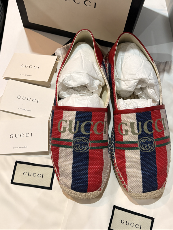 Original Gucci mens slip-ons, size 8
