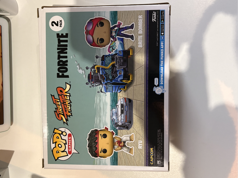 2-Pack Funko POP! Set  Fortnite x Street Fighter