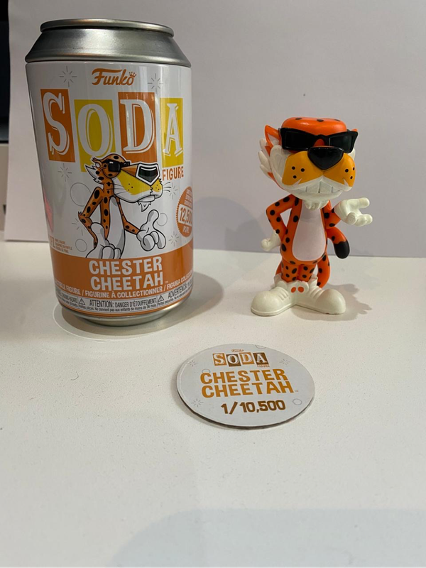 Chester Cheetah Funko Soda Can  Limited Edition  Cheetos Mascot Collectible