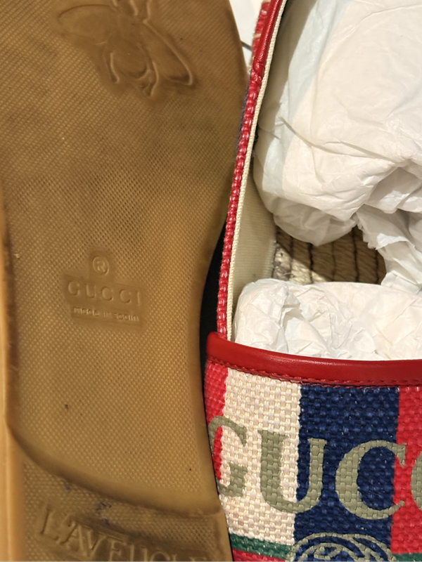 Original Gucci mens slip-ons, size 8