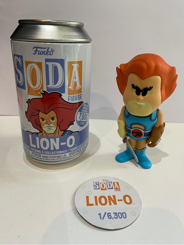 Lion-O Funko Soda Can  Limited Edition  Thundercats Collectible