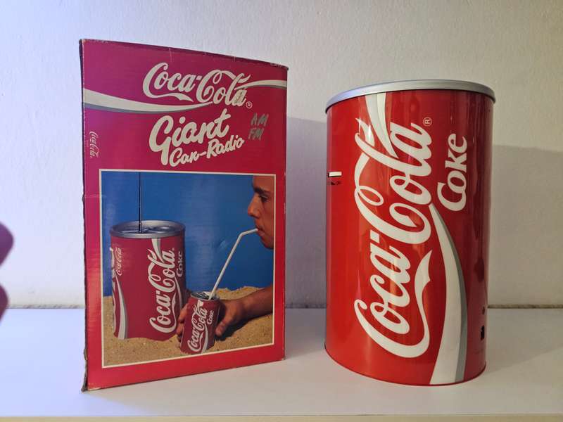 Vintage Giant Coca-Cola Radio