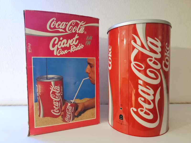 Vintage Giant Coca-Cola Radio