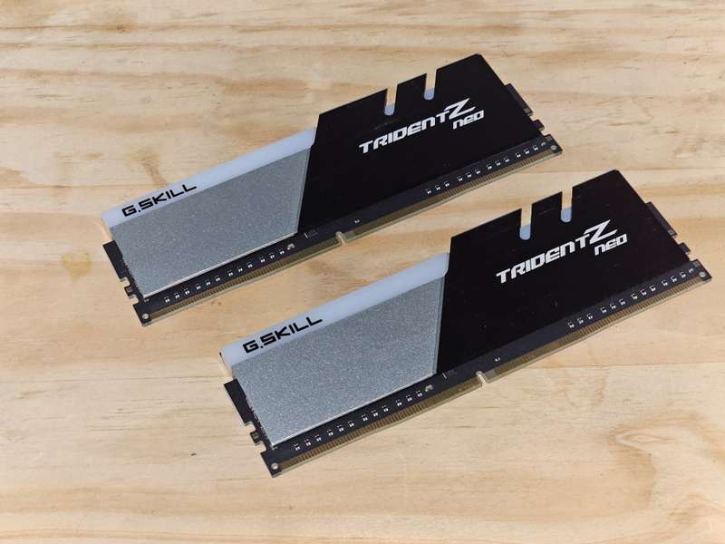 G.Skill F4-3600C18D-16GTZN Trident Z Neo 16GB (2x8GB) DDR4-3600MHz CL18 1.35V Black Desktop Memory