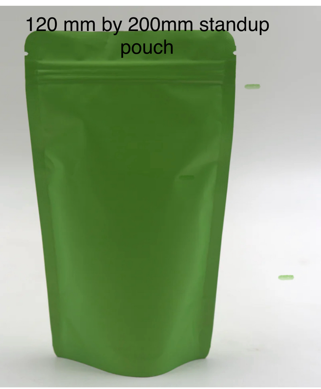 Stand up pouch , 120 mm by 200 mm
