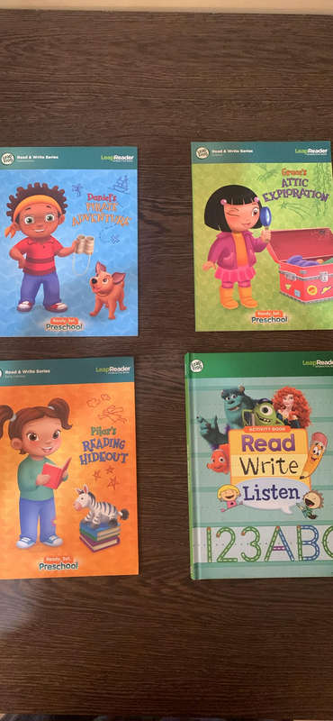 4x Leapreader Books