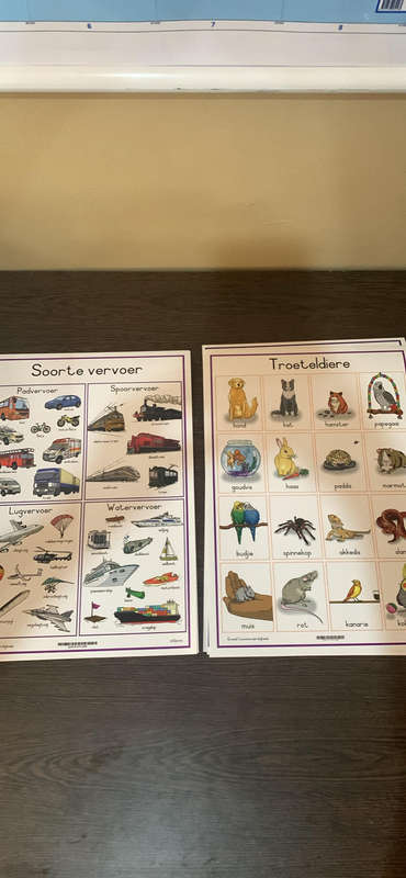 11x A3 Afrikaanse Laminated Posters (Nog nuut) Prys is vir alles