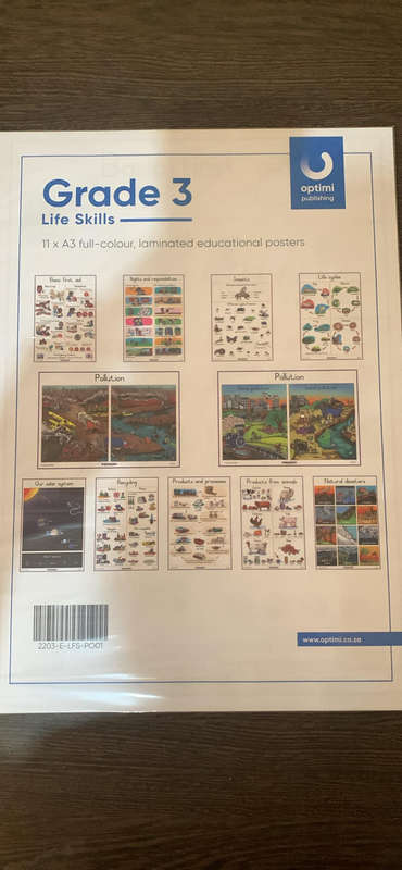 Grade 3 11x Laminated A3 Posters