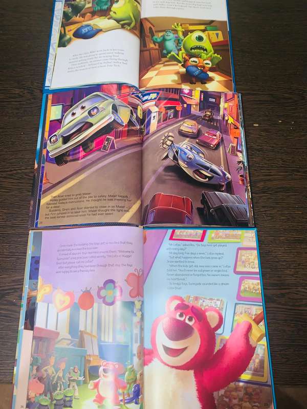 3x Original A4 Disney Reading and Picture Books