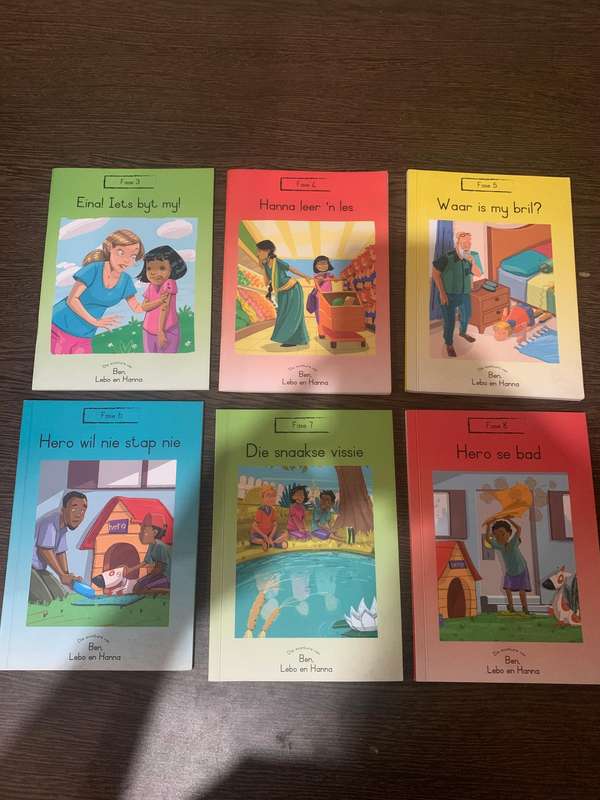 6x Afrikaans Books