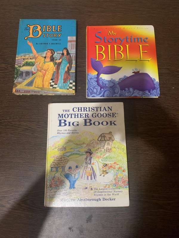 3x Christian Reading and picture Books (Thick - Price for all)