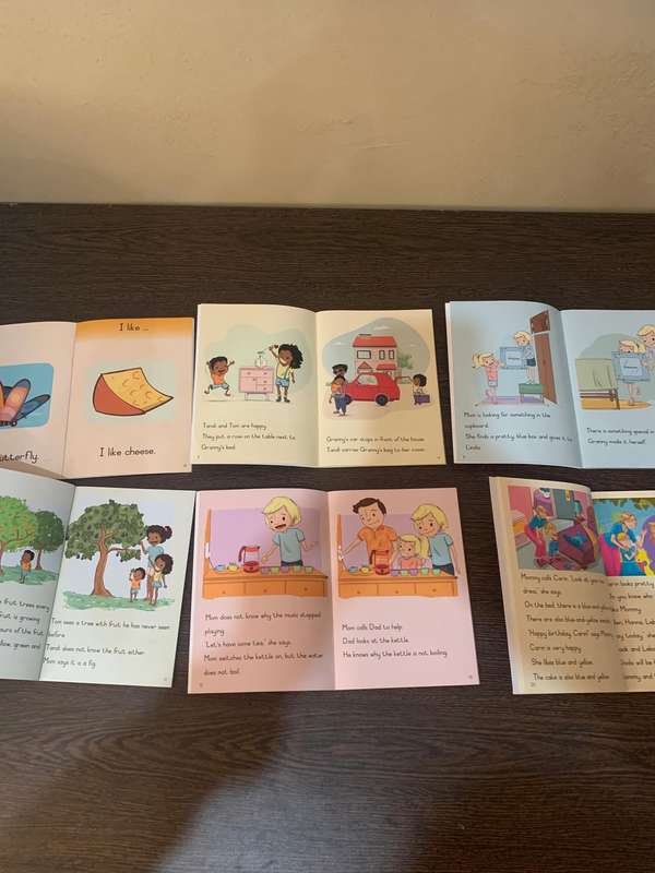 6x English Gr.1 Reading & Picture Books (Price for all)