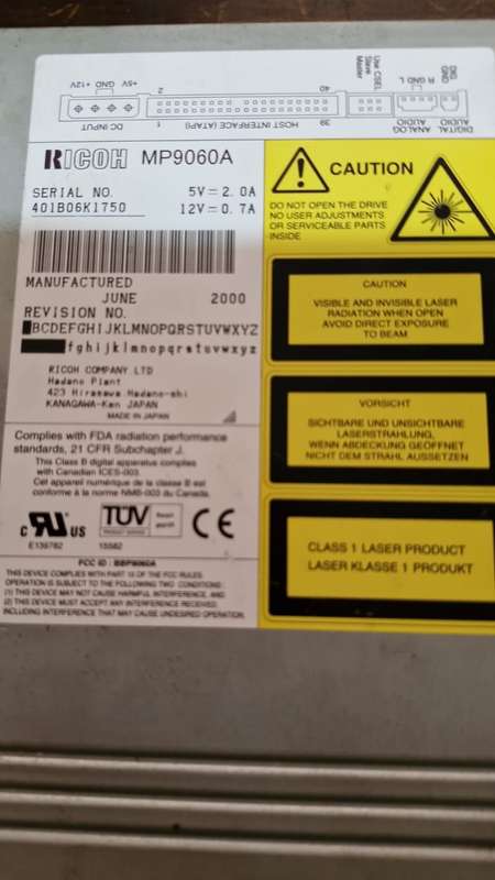 Ricoh MP9060A - MediaMaster - DVD-CD-RW