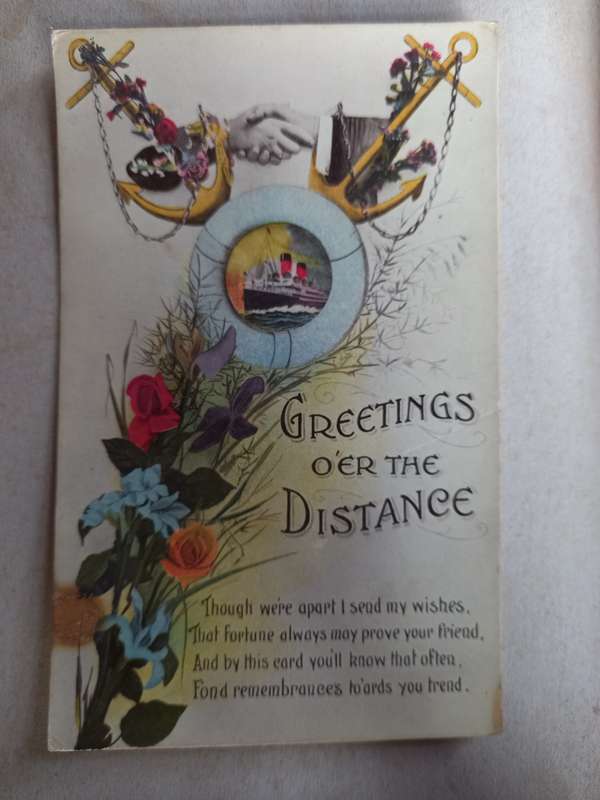 Vintage greetings card