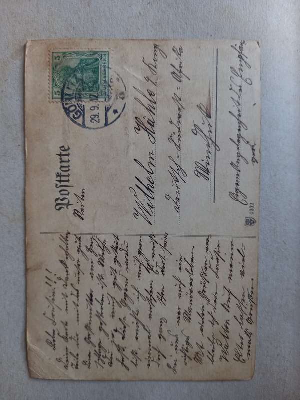Vintage deutsche Reich Era postcard