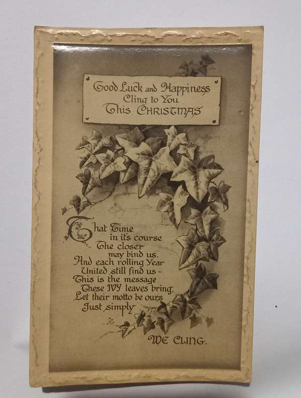 Vintage christmas postcard