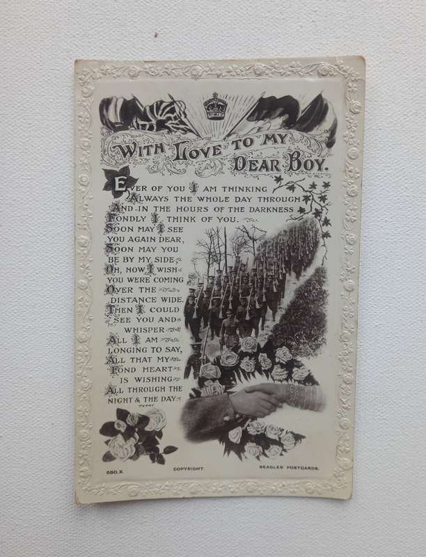 Vintage ww2 postcard