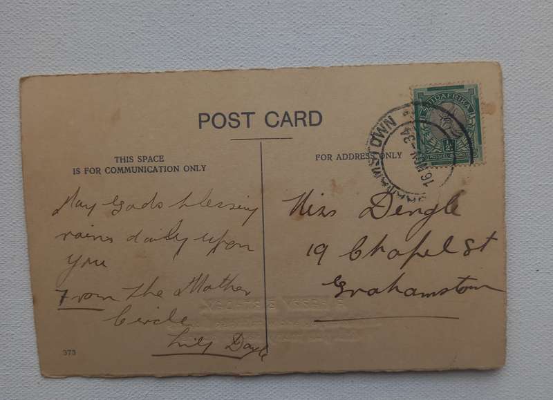 Vintage birthday postcard