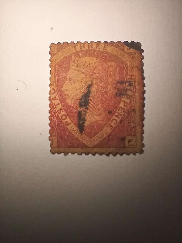 Queen victoria 3 ½d rose red