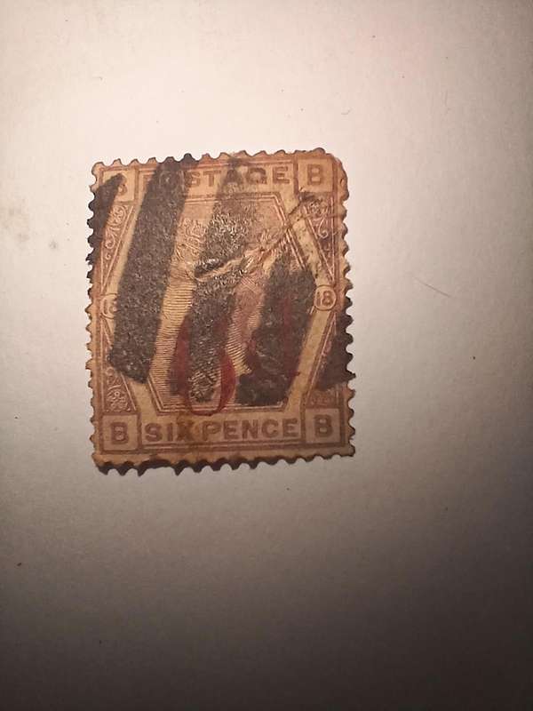 6d queen victoria stamp