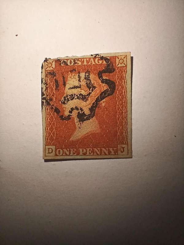 Penny red cancelled with Maltese cross very good condition
