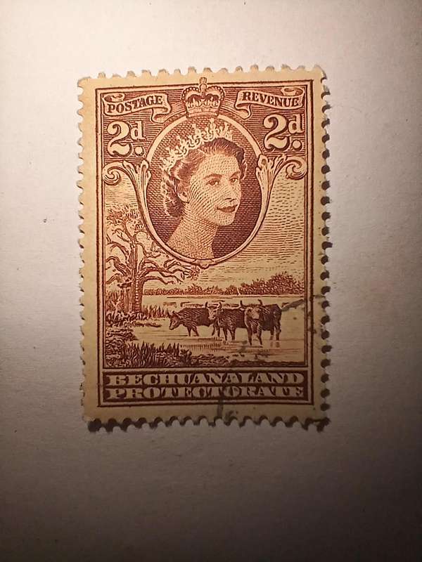 Bechuanaland protectorate 2d QE2