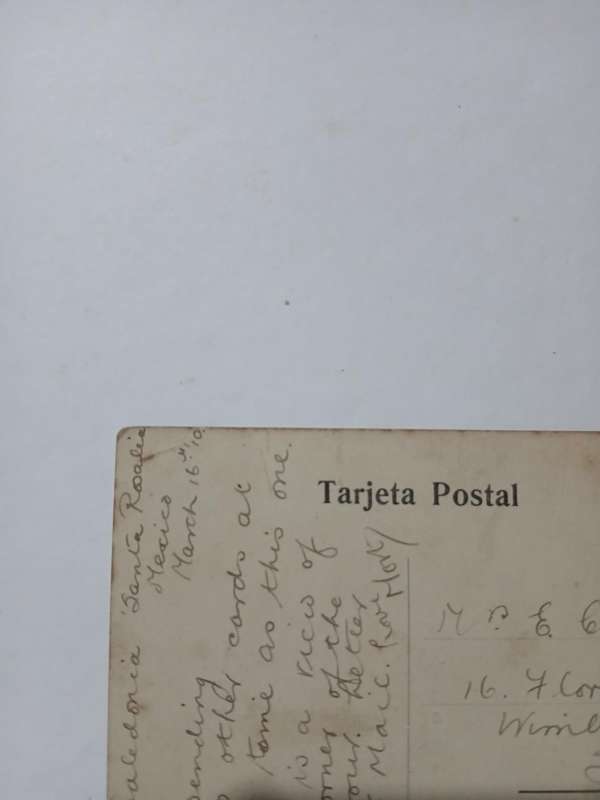 1910 Santa Rosalia mexico shipping postcard