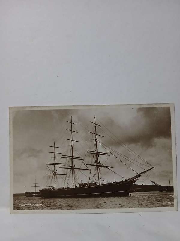 RPPC of the Cutty Sark