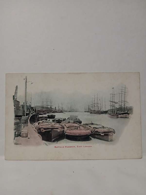 Colour postcard of Buffalo Harbour East London