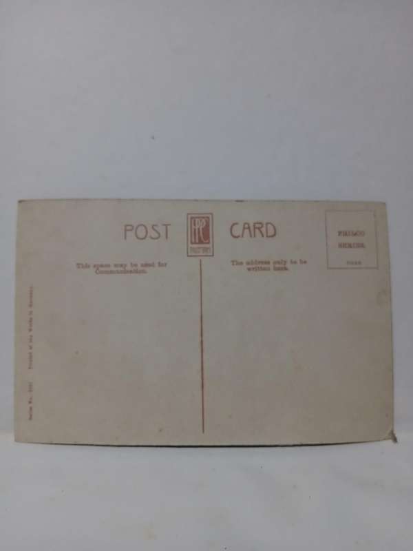 Vintage colour sunset scene postcard