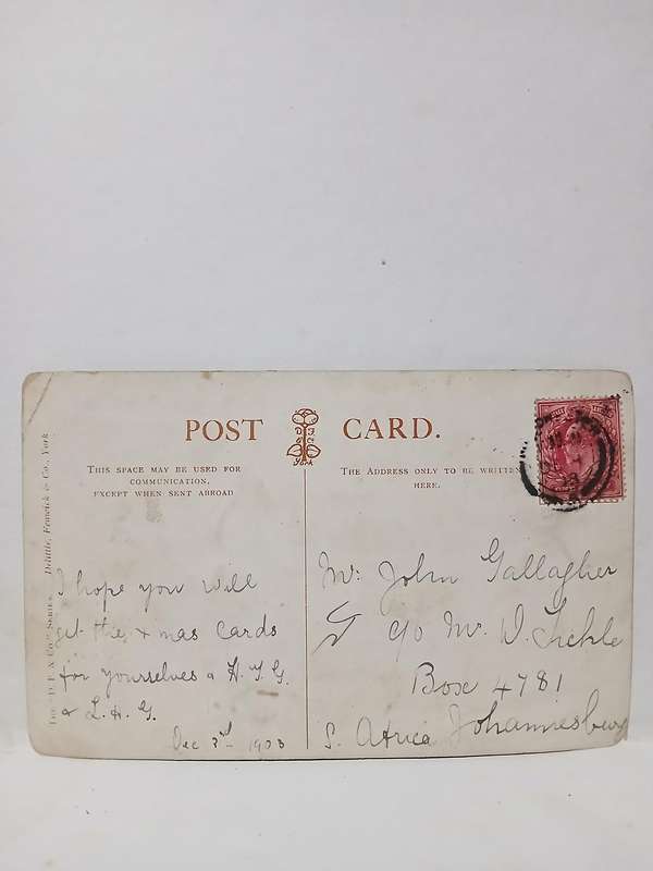 Vintage Nightscene postcard 1903