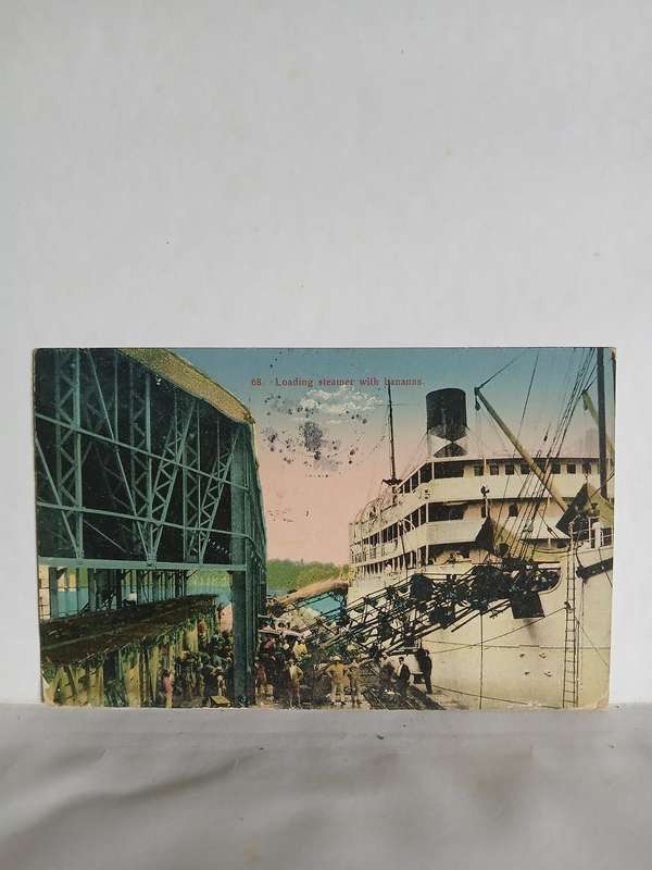 Paquebot postcard 1935