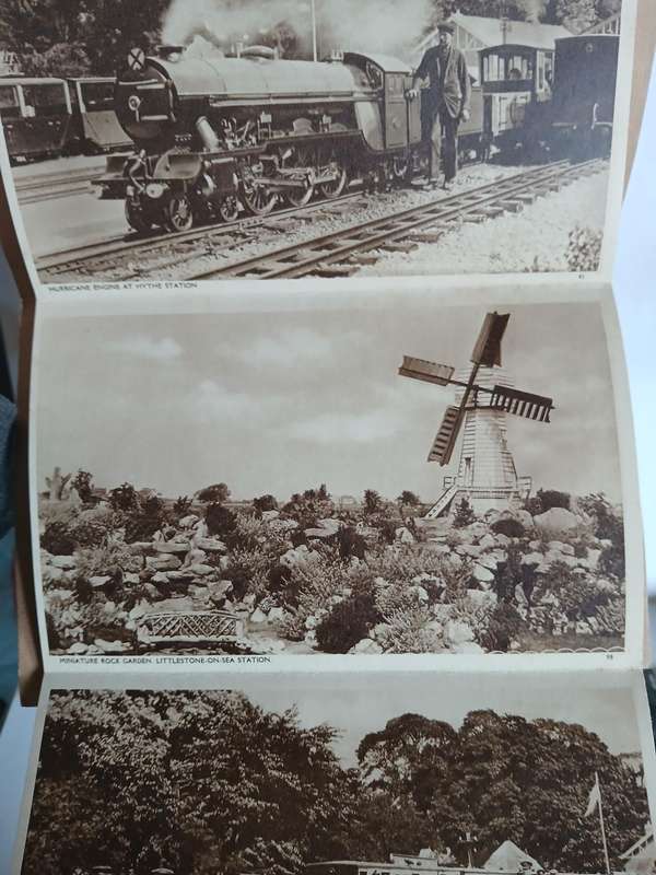 Southern budget Letter card with 6 art images of The world's smallest railway