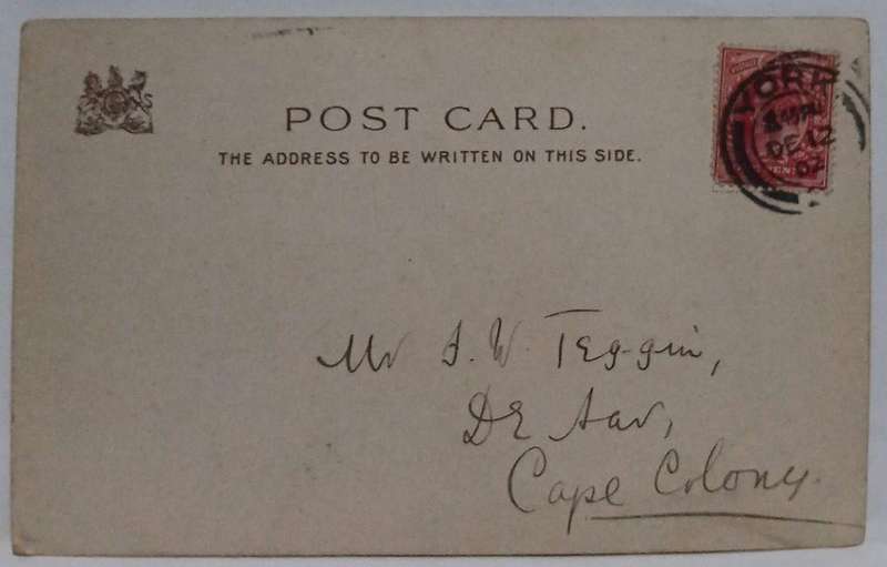 Vintage colour postcard of York Minster cathedral 1902