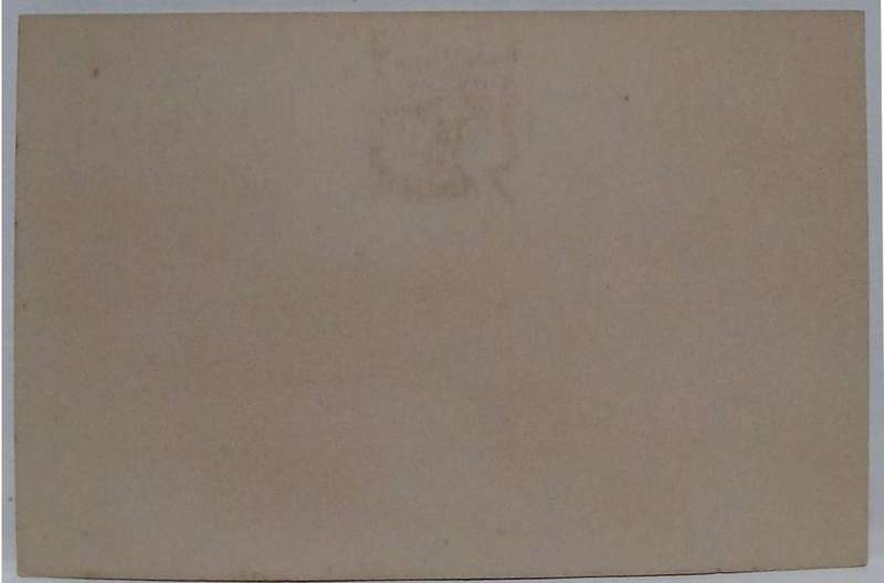 Vintage brief Kaart with 1d surcharge and coat of arms overprint
