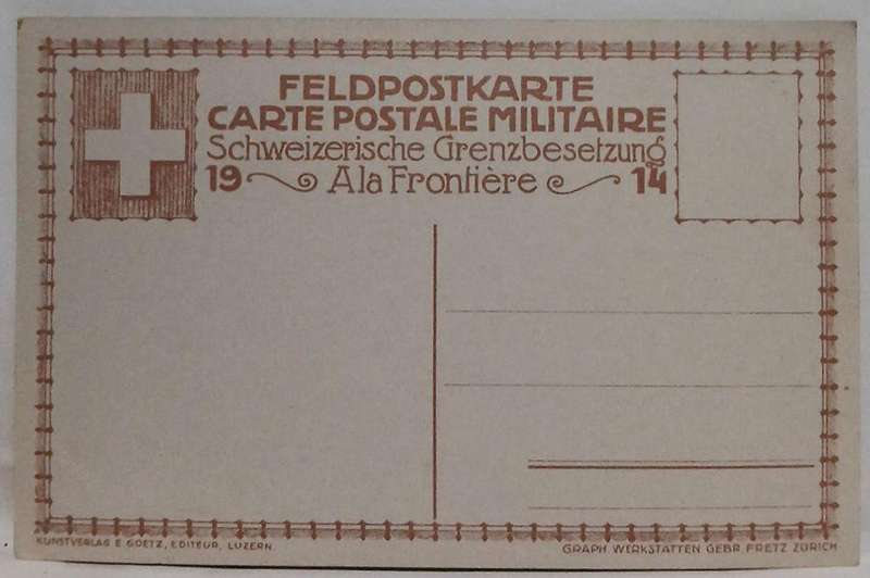 1914 Mint Feldpostkarte carte postale militaria