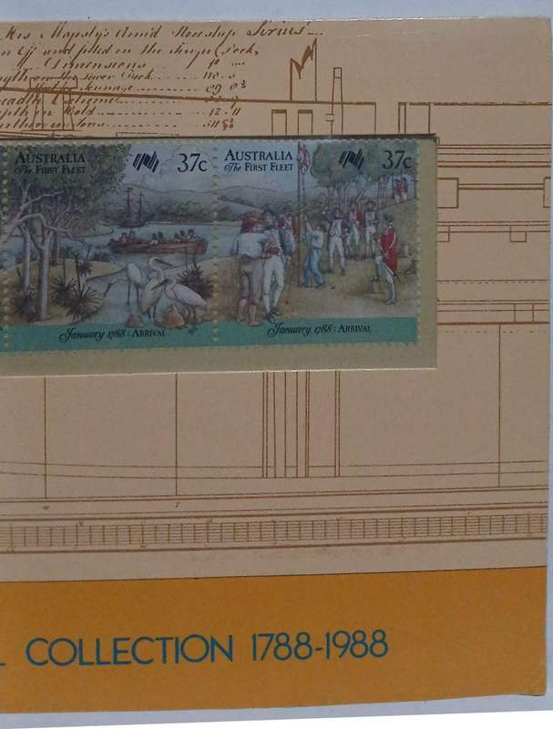 Mint Australian Bicentennial fleet edition stamps