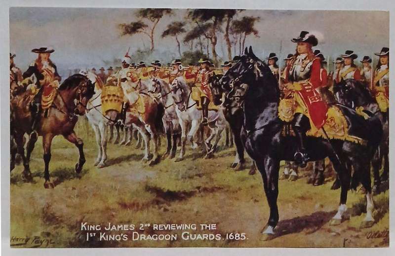 Mint conditon vintage Tucks military postcard set our fighting regiment (Harry Payne) oilette series