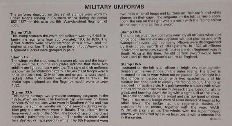 FDC military uniforms autographed by the military uniform artist Andrew May