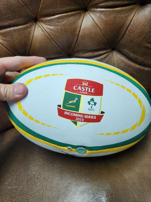 Springboks vs Ireland 2024 Durban test MATCH RUGBY BALL