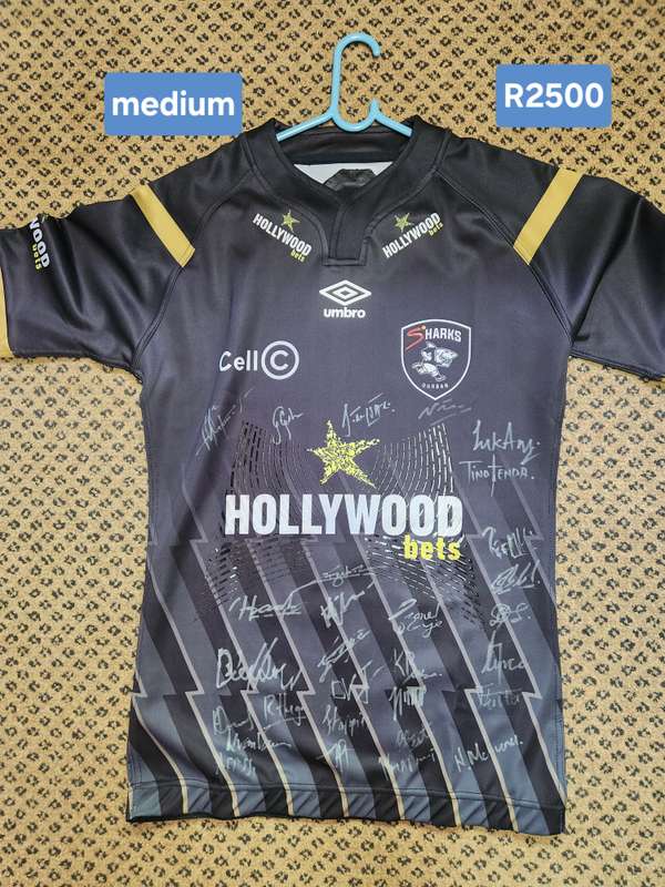 Sharsk SIgned EPCR Cup Player Issue Rugby jersey