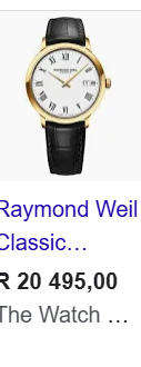 Raymond Weil 18ct Gold