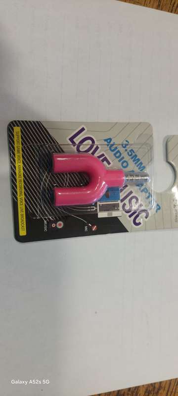 3.5mm audio adapter  U shaped