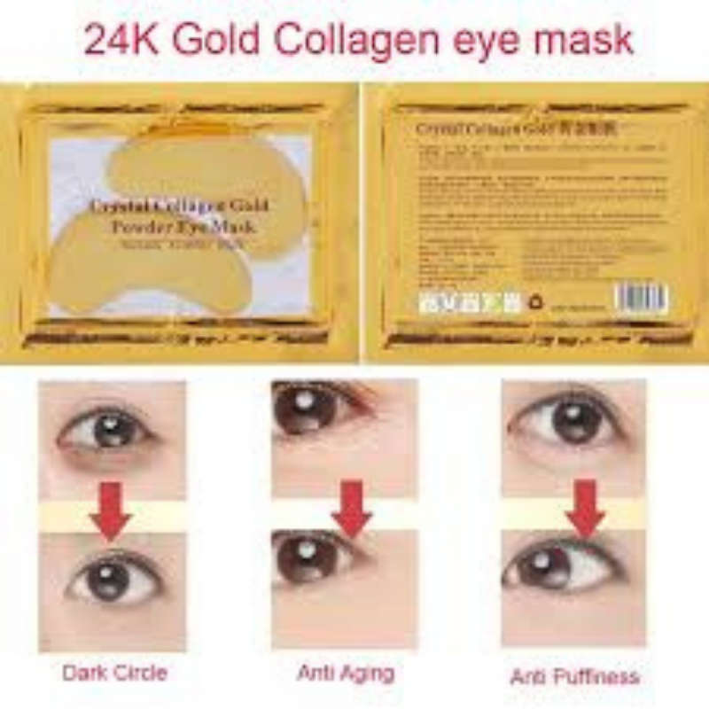 Anti Aging 24k Gold Collagen Eye Mask with Hyaluronic Acid