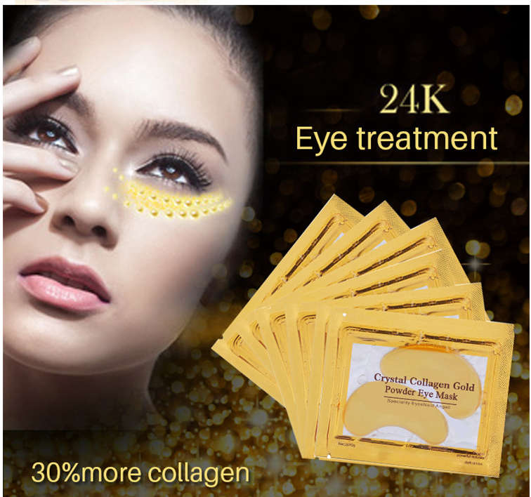 Anti Aging 24k Gold Collagen Eye Mask with Hyaluronic Acid