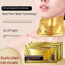 24k Gold Infused Anti-Ageing Neck Mask